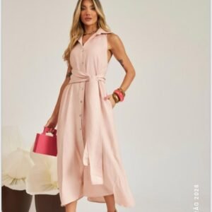 Vestido Atenas Gola (Chocolat)