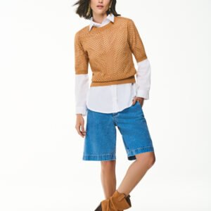 T-shirt tricô Júlia tela